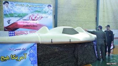 US drone captured by Iran