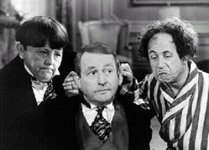 Three Stooges (Merkel, Kenny, Sarkozy)